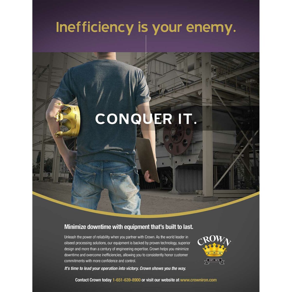 Crown Conquer It Print Ad