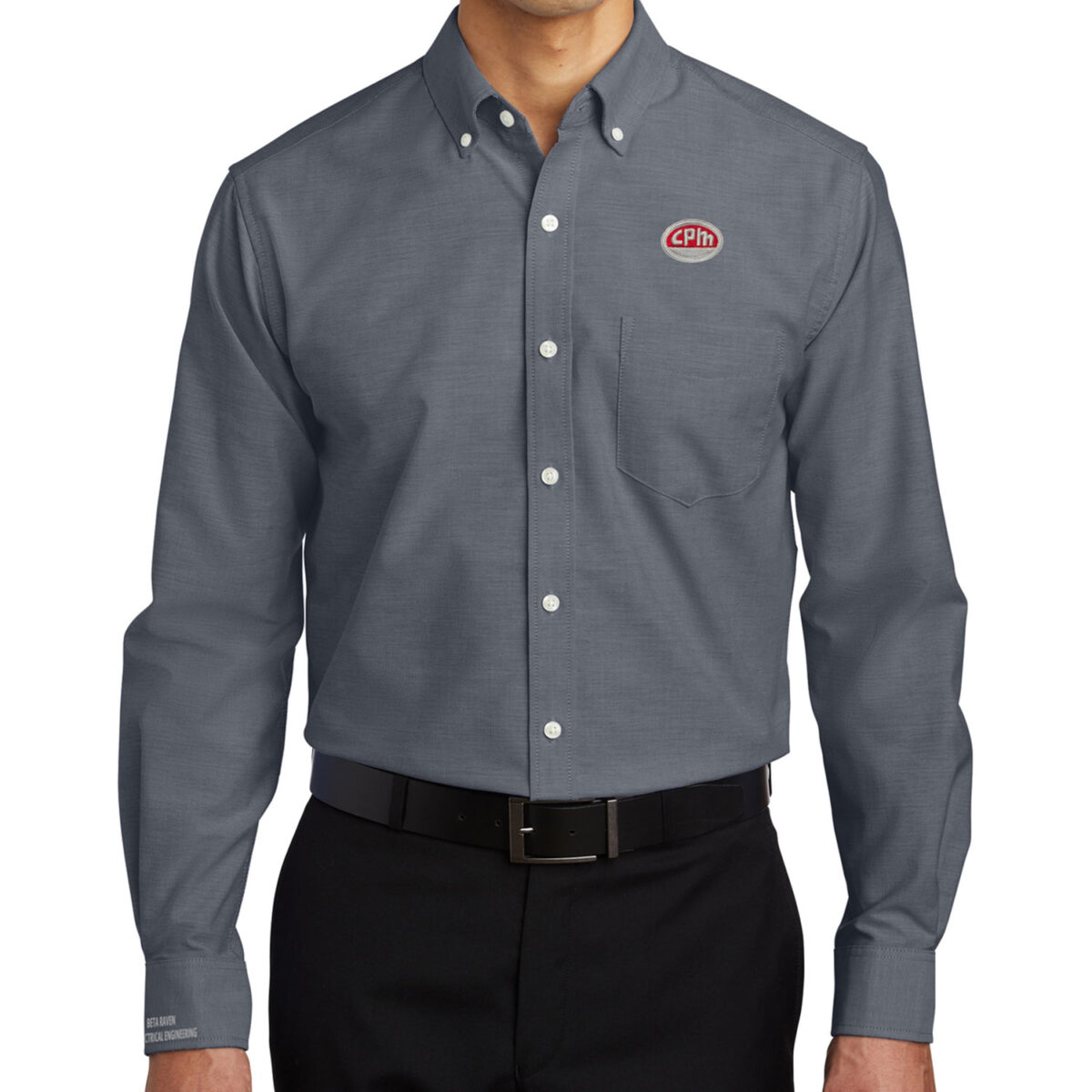Port Authority SuperPro Oxford Long Sleeve Button Down Shirt – Men’s