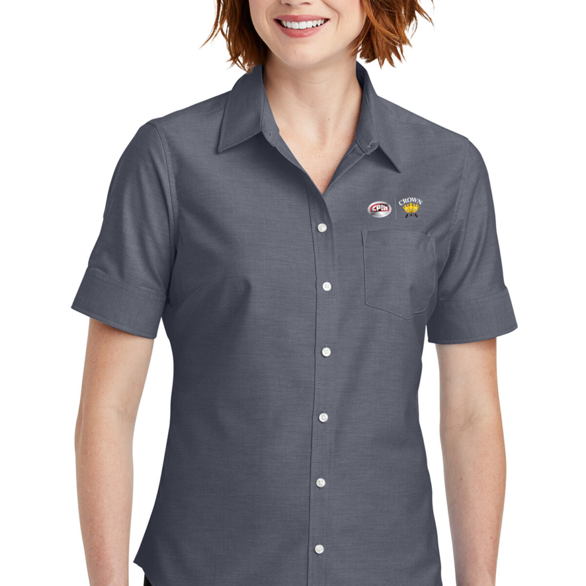 Short Sleeve Button Down Shirt - Lightweight - Women's - Image 3