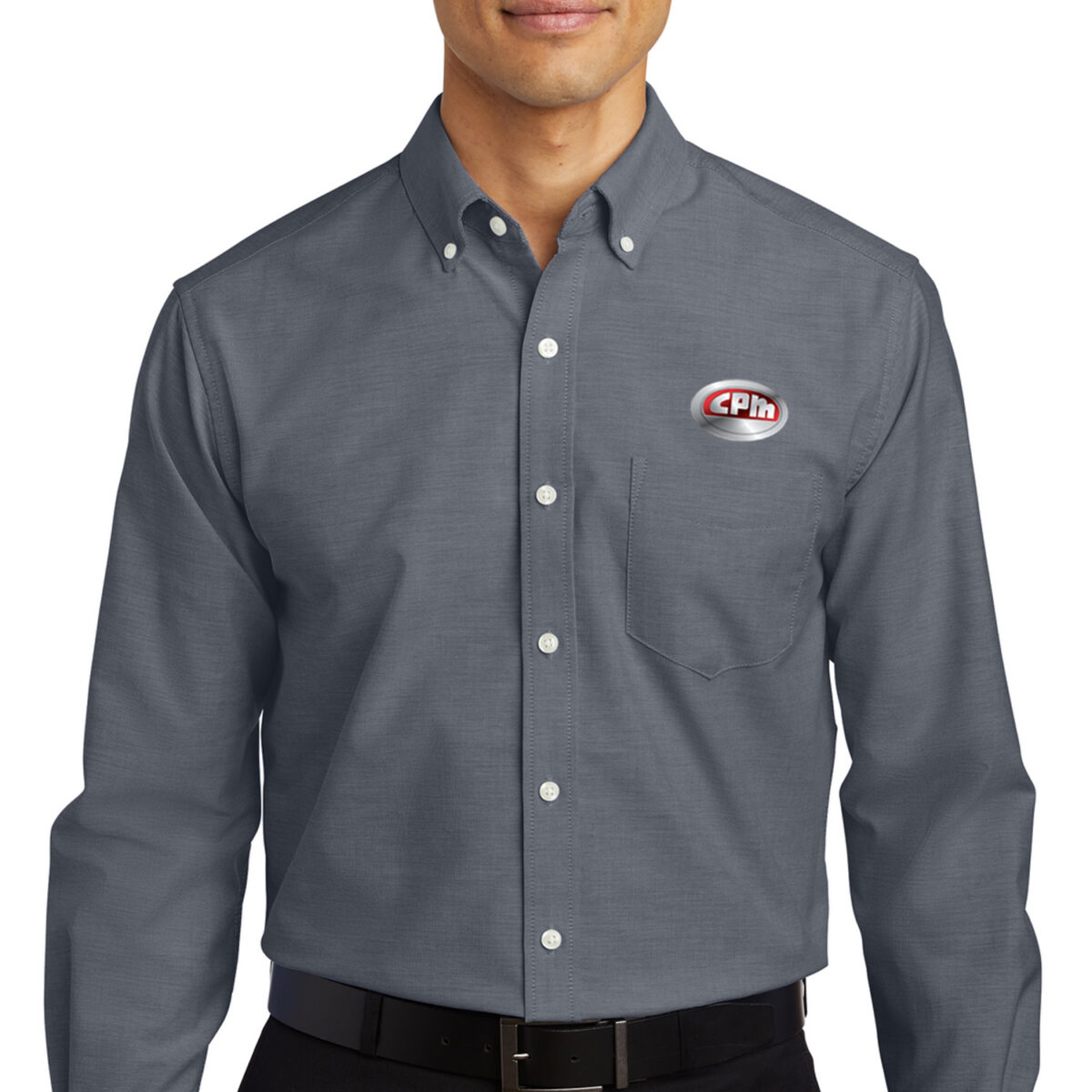 Port Authority® SuperPro Oxford Long Sleeve Button Down Shirt – Men’s