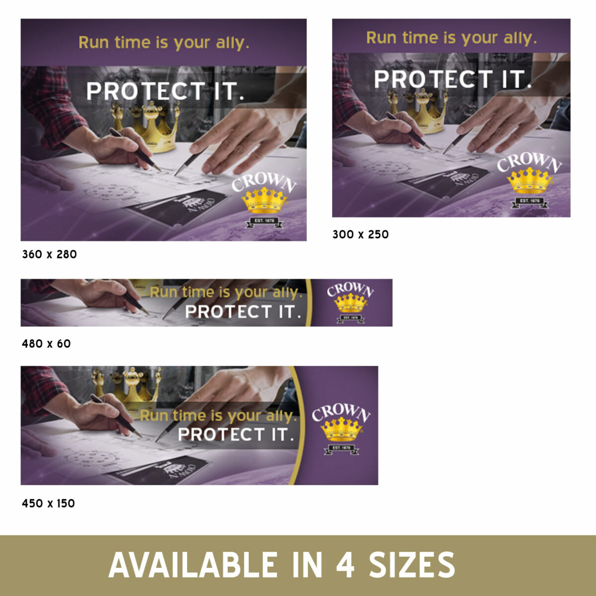 Crown Protect It Banner Ads