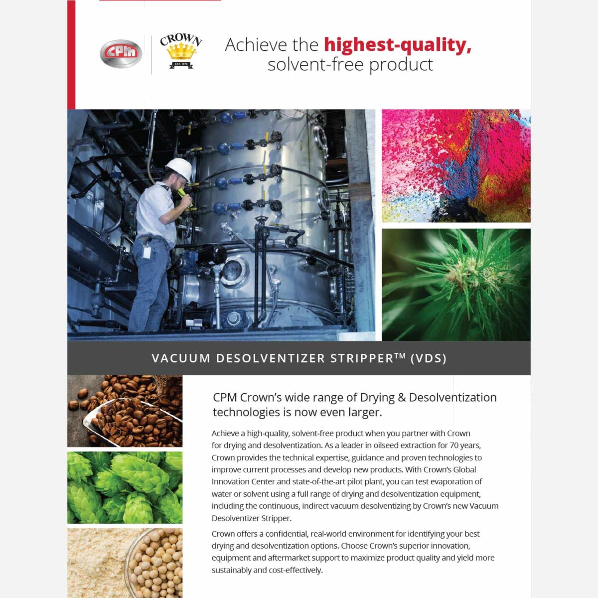 Vacuum Desolventizer Stripper (VDS) Sell Sheet