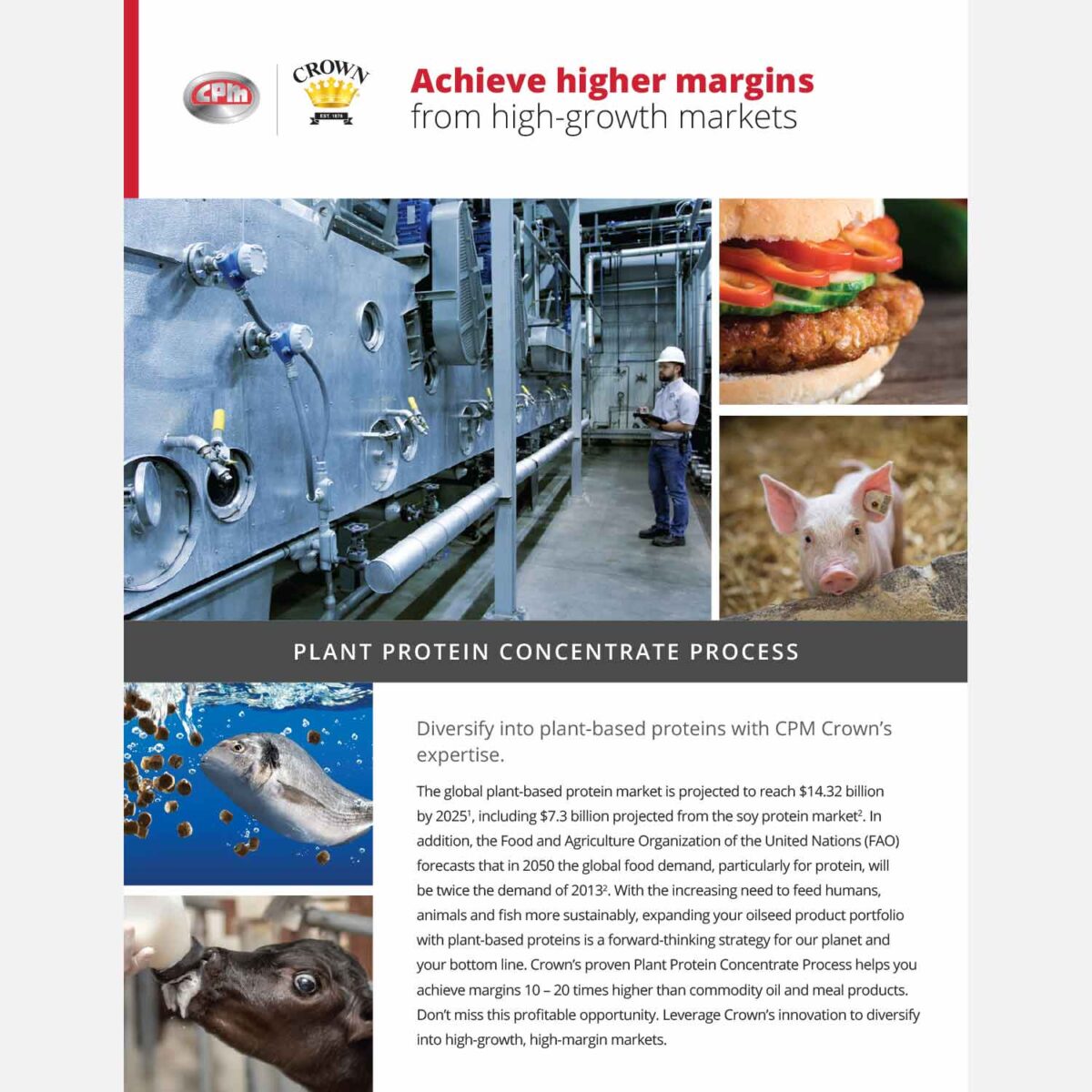 Plant Protein Concentrate Brochure