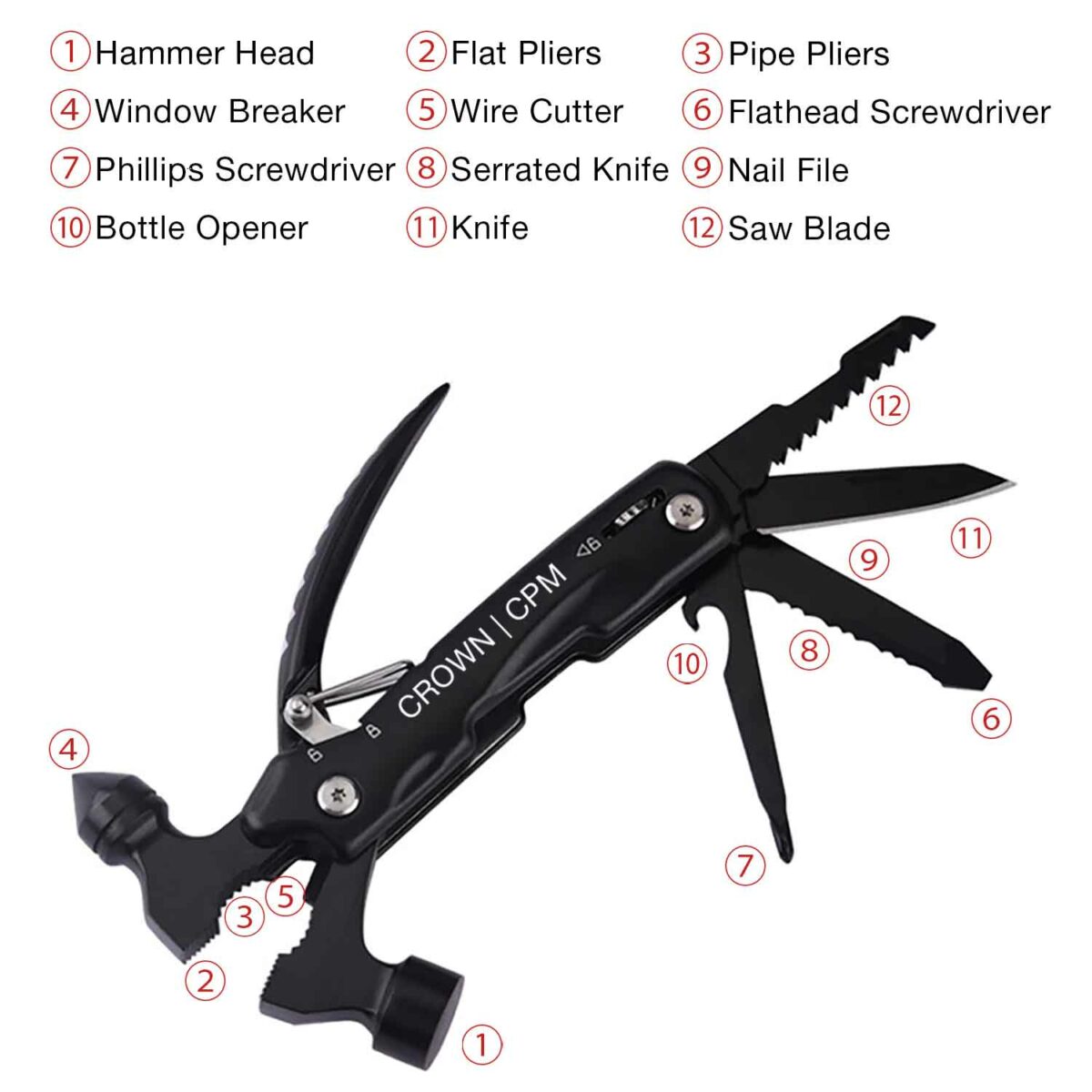 Multi-Tool with Nylon Carrying Case