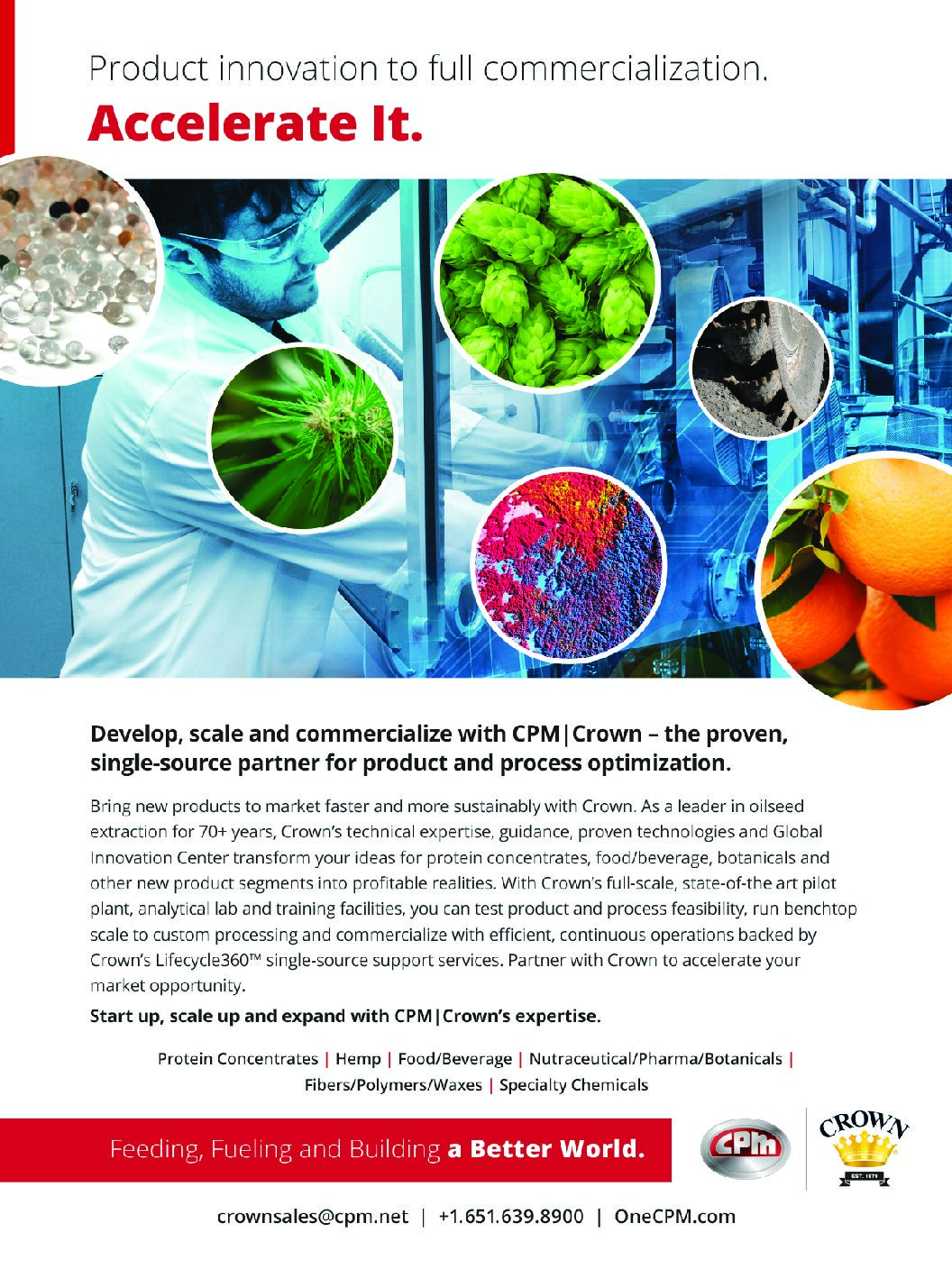 Crown | CPM Specialty Segments/Innovation Center Print Ad