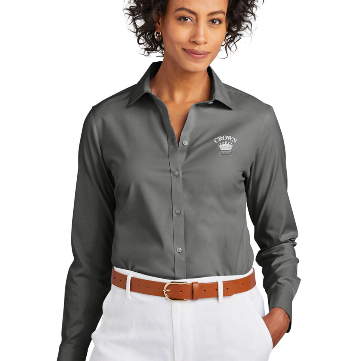 Long Sleeve Button Down Shirt – Lightweight – Women’s