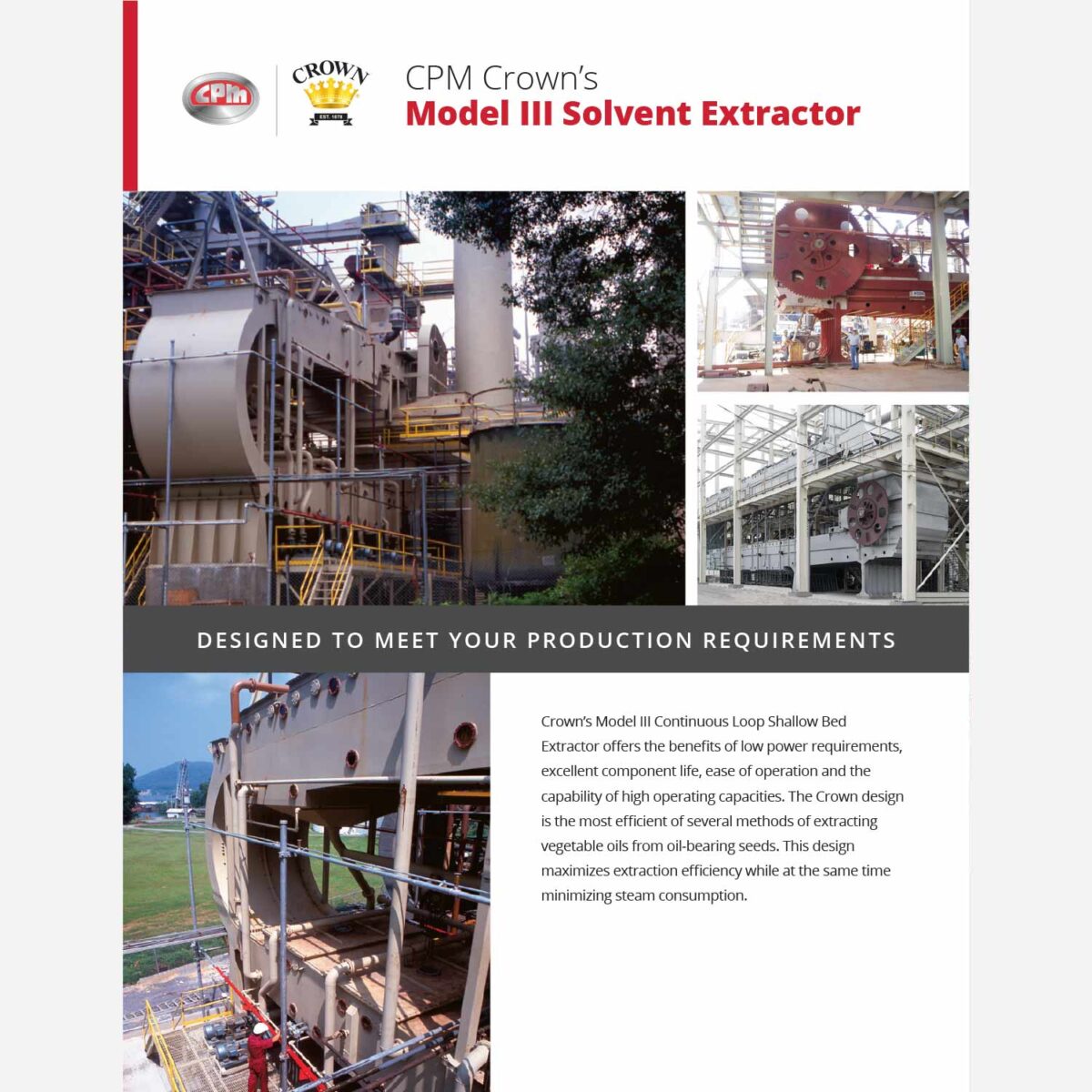 Model III Solvent Extractor Brochure