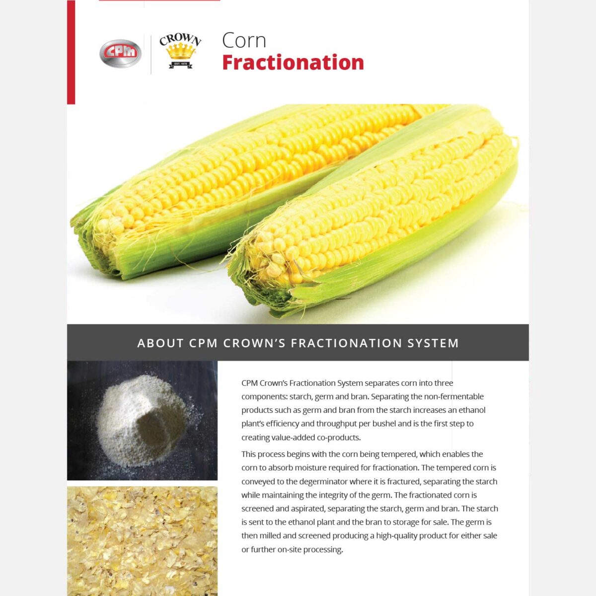 Oilseed Corn Refraction Sell Sheet