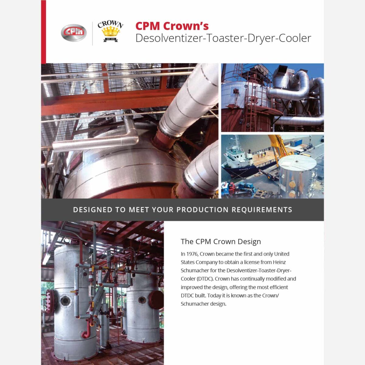 Desolventizer-Toaster-Dryer-Cooler Brochure