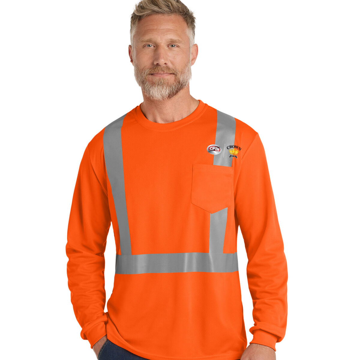 CornerStone® ANSI 107 Class 2 Mesh Long Sleeve Tee